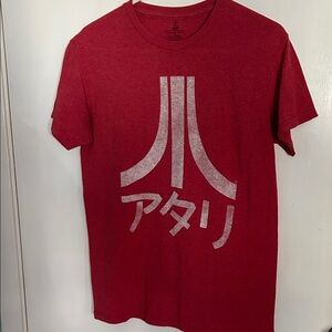 Red Atari graphic tee